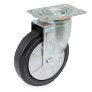 Elastic Rubber Medium / Heavy-Duty Castor Wheel